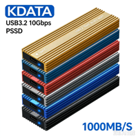 KDATA M2 PSSD Type-C 1000 Mo/s Haute Vitesse USB3.2 Gen2 10 Gb/s Disque Dur Externe en Alliage d'Aluminium 512 Go 1 To 2 To SSD Portable