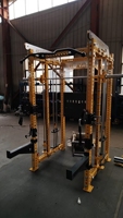 Machine Smith multifonctionnelle, rack de musculation en acier inoxydable et acier au carbone, entraînement complet du corps, usage domestique, capacité de charge 75 kg
