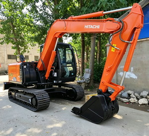 Excavatrice hydraulique sur chenilles ZX75 de 7,5 tonnes, adaptable au terrain, châssis renforcé, petite pelle pour l'élargissement de sentiers en montagne et le travail sur terrain accidenté - Product Image 3