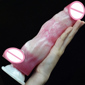 FAAK New Arrival Rosy Monster <b>Dildo</b> Erotic Small Sex Toy Smooth Soft Silicone Massage for Women Adult Sex Toy - Product Image 5