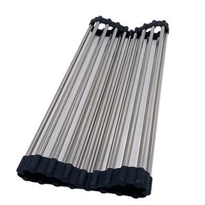 Meilleures ventes : Égouttoir de cuisine pliable carré en acier inoxydable, taille L, pour bols, assiettes et fruits, sous marque privée - Product Image 4