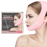 Promotion : Bandeau amincissant pour le visage et mentonnière anti-ronflement, effet lifting en V, pour hommes et femmes
