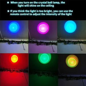 Sfera di Cristallo 3D del Sistema Solare con Luce LED Notturna e Telecomando, Design Galassia e Pianeti, Regalo per Ragazzi e Ragazze - Product Image 4