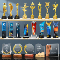 Trofeo de Resina para Premios Deportivos con Logotipo Personalizado para Aficionados de Clubes de Fútbol, Souvenirs y Copas
