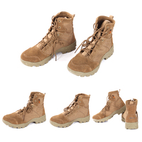 Bottes tactiques de randonnée en caoutchouc Nubuck, chaussures de sport tactiques à la mode