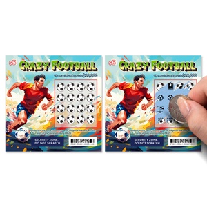 Tarjeta de Lotería Personalizada, Impresión Digital de Fábrica OEM, Venta al por Mayor de Tarjetas de Lotería Personalizadas para Raspar - Product Image 1