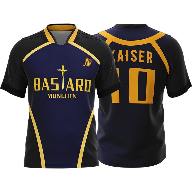 Blu Navy Intenso con Contrasto Oro