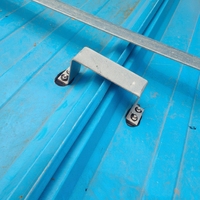 Système de montage solaire universel pour toiture métallique, fixation de panneaux photovoltaïques, inclinaison réglable, étanche, pinces pour toiture ondulée, résistant au vent fort