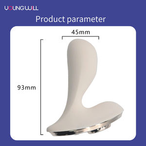 真珠光沢のある白いウェアラブルミニバイブレーター 女性用 ハンズフリー クリトリス刺激 ディスクリート パーソナルマッサージャー セックストイ バイブレーター - Product Image 6