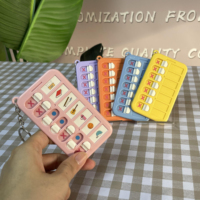 Enfants apprentissage calendrier poinçon carte plastique conseil porte-clés stationnaire école jouet créatif auto-discipline liste de contrôle planificateur quotidien