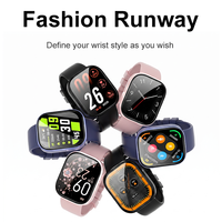 Smartwatch AOC alla Moda per Uomo e Donna, Fitness Tracker BT, Impermeabile IP68, Orologio per la Salute con Modalità Multi-Sport e Lunga Durata della Batteria