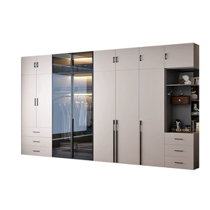 Combinación de Muebles de Madera de Doble Color para Dormitorio, <span class=keywords><strong>Armario</strong></span> Organizador de Ropa - Product Image 2