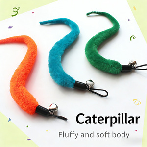 Venta al por mayor del fabricante: Cabezales de repuesto para juguetes de gato con forma de oruga, de diez colores, con cascabel - Product Image 3
