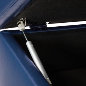 Canapé inclinable 3 places en cuir de style moderne, classique pour salon, hôtel, mobilier de cinéma inclinable en tissu - Product Image 2