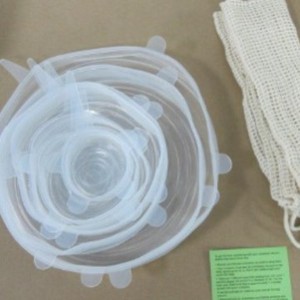 Couvre-aliments en silicone rond sans BPA, flexible, pour la conservation de la fraîcheur, utilisation en cuisine, numéro de pièce 00111 - Product Image 1