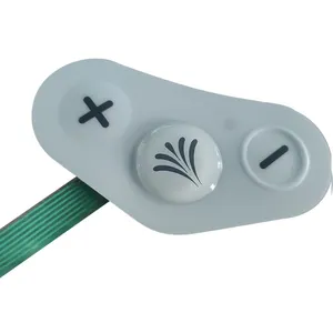 Interruptor táctil de membrana LED integrado personalizado impermeable para mascotas/PC