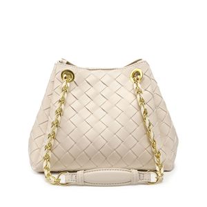 Sac à bandoulière/à porter croisé B Brand 2026, nouvelle collection femme, en tissu parachute tressé à la main avec chaîne, style urbain simple, pour le quotidien - Product Image 4