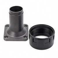 Composant optomécanique OEM en aluminium usiné CNC de précision, boîtier de collimateur laser et tube d'expansion de faisceau