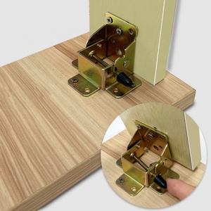 Support de chaise pliant en métal facile à assembler pour table de cuisine, charnières de support de meuble en fer à 90 degrés pour salon - Product Image 4