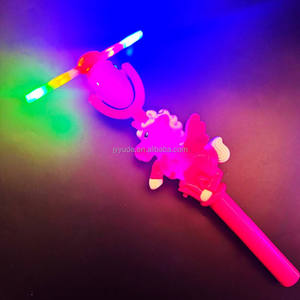Hübscher LED-Leucht stab für Partys Dekorationen LED-Stick Blinkendes Spielzeug Bunte LED Windmill Spinner Leuchten Zauberstab Spielzeug - Product Image 4