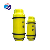 Cilindro de acero soldado QDBG China de 400L para amoníaco líquido, cilindro de almacenamiento industrial de NH3 de 3MPa con válvula QF-11