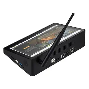 Tablet H10PRO All-In-One, Tablet Mini PC 10.1 Inci 16GB + 128GB Win 10 Quad Core Layar Sentuh Industri PC Mini