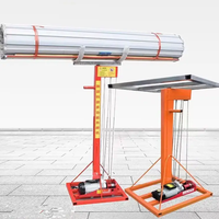 Treuil de construction électrique AC 300 kg, 4,9 m, certifié CE, avec câble en acier renforcé neuf, 220 V/380 V, pour montage de unités de plafond