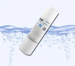 Cartucho de filtro de agua y bloque de carbono Precio de sedimentos carbón activado PP CTO carbón activo 20 10 pulgadas 0,5 micras