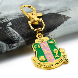 Campione gratuito in lega di zinco carino Kawaii portachiavi arcobaleno lettera portachiavi Logo personalizzato carino rosa smalto morbido altri portachiavi - Product Image 6