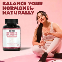 Capsules Naturelles Soutien Beauté pour Femmes Harmonie Hormonale Gestion du Poids Granulés Extrait Herbal Faible en Sucre Végétalien