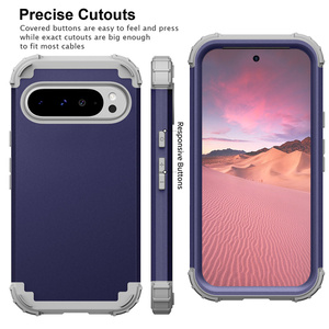 Funda Protectora de Cuerpo Completo para Google <span class=keywords><strong>Pixel</strong></span> 9, 10 Pro XL, 10, 9, 7, <span class=keywords><strong>6</strong></span> Pro, 10a, 9a, 8a, 7a, 6A, Híbrida de 3 Capas, PC y Silicona, Resistente - Product Image 2