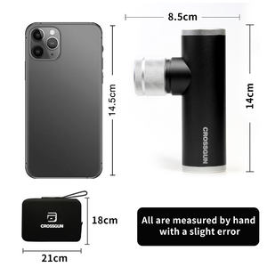 <span class=keywords><strong>Pistolet</strong></span> <span class=keywords><strong>de</strong></span> <span class=keywords><strong>massage</strong></span> fascia manuel GROSSGUN avec 4 têtes en alliage d'aluminium, couverture complète du corps, rechargeable, sac <span class=keywords><strong>de</strong></span> transport - Product Image 3