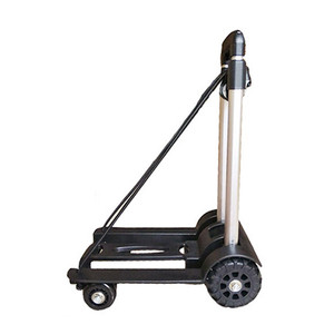 Outil de transport de supermarché d'aéroport de vente chaude quatre roues mini chariot à main pliable pliant avec la poignée en aluminium - Product Image 4