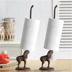 Vintage in ghisa rana gamba lunga porta asciugamani di carta da bagno porta carta igienica rack per cucina bagno organizzatore di tessuti - Product Image 6