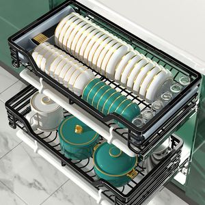Factory Direct Heavy Duty <b>Kitchen</b> Cabinet Drawer Pull Out Sliding <b>Pantry</b> Shelves Drawer Storage Organizer Basket for <b>Kitchen</b> - Product Image 5