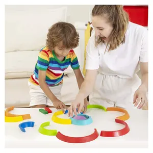 Houten Stapelen Dozen Rainbow Colours Nesting Stapelen Cubes Educatief Speelgoed Voor 3 Jaar Oude Montessori En Materialen