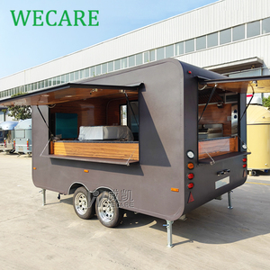 Wecare đường phố towable cà phê Van Cửa hàng bia nước trái cây thanh Trailer di động Kem Hot Dog Pizza thức ăn nhanh Xe Tải đầy đủ trang bị - Product Image 3