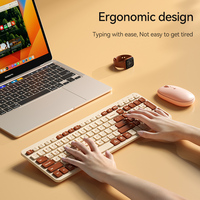 Yay Ultra ince çift modlu 2.4G BT kablosuz ergonomik sessiz bilgisayar klavye moda evrensel Laptop klavye
