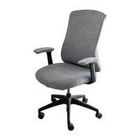 Housse de siège pour chaise de gaming à domicile, Nouveauté 2025, motif feuille large, en polyester résistant aux hautes températures, pour chaise de bureau