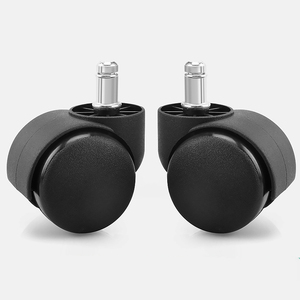 BOKE 50mm 1.5 pouces chaise de bureau roulettes meubles roues mobiles <span class=keywords><strong>roulette</strong></span> pour chaise de bureau - Product Image 1