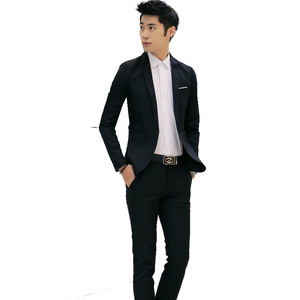Costume d'affaires deux pièces pour homme grande taille, style européen et américain, en mélange viscose et coton perlé, vente en gros transfrontalière <span class=keywords><strong>233</strong></span> - Product Image 5