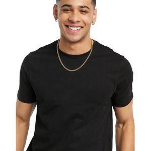 Collo rotondo di Bambù 100% Cotone Tinta Unita Magliette, Personalizzato Mens T-Shirt Design Con Logo Ricamato - Product Image 5