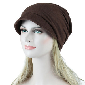 Chapeau indien doux en satin pour femmes, bonnet de sommeil extensible, bonnet musulman à volants, bonnet de chimiothérapie contre le <span class=keywords><strong>cancer</strong></span>, écharpe, <span class=keywords><strong>turban</strong></span>, couvre-chef - Product Image 3