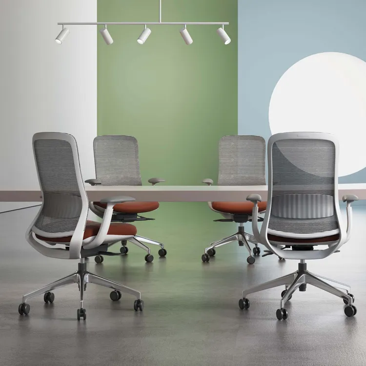 KOHO kursi kantor Modern kursi kantor furnitur mewah kursi jaring ergonomis untuk kantor