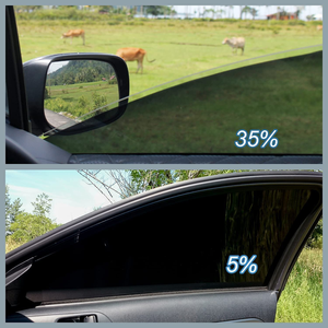 Car <strong>Window</strong> <strong>Tint</strong> Film Tinting Film Roll Solar UV Protection Sticker Film Car Glass Auto Home Polyester <strong>Diamond</strong> 3%-70% VLT Black - Product Image 3