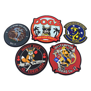 맞춤형 친환경 3D 실리콘 패치 부드러운 고무 로고 열 프레스 PVC 의류용 다림질용 모자 장식 - Product Image 2