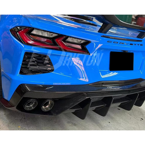 Difusor Trasero Estilo AD de Fibra de Carbono para Chevrolet Corvette C8 Stingray Z51 2020-2026 - Product Image 1