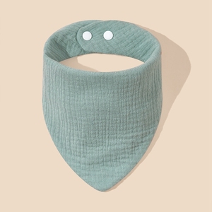 Оптовая продажа, сертифицированный GOTS, водонепроницаемый детский нагрудник из органического хлопка, треугольные детские нагрудники - Product Image 5