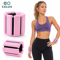 Poids de cheville réglables pour Pilates, Yoga et Sport, 0,5 kg et 1 kg, équipement de fitness lesté, bracelet, legging, sac de sable pour poignet, anneau de pied