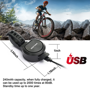 Nueva imagen impermeable MTB ciclismo USB Scooter Eléctrico recargable campana bocina bicicleta manillar bicicleta eléctrica anillo campana alarma - Product Image 5